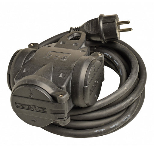 Walther Werke - Kabeltrommel 3-fach Verteiler Steckdose 39100301100304 10m H07RN-F3G1,5