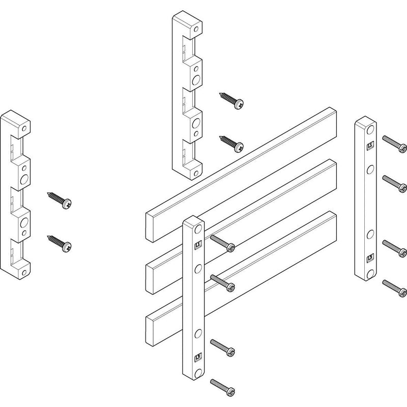 ABN - Verteilerfeld für Installationsverteiler Sammelschienen-Modul MTSC12763 1FB/2RE