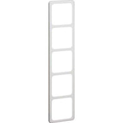 Peha - Abdeckrahmen Rahmen 5-fach ws D 80.675 W waage/senkrecht