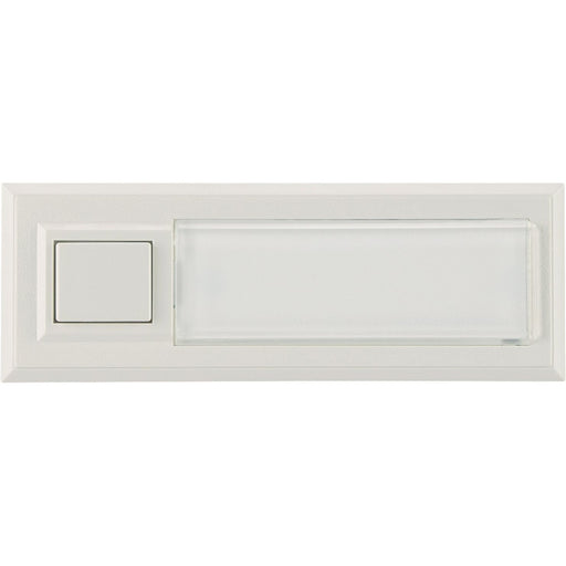Grothe - Klingeldrücker Klingeltaster AP 1fach ETA 2132A 32x90x18mm,ws,bel