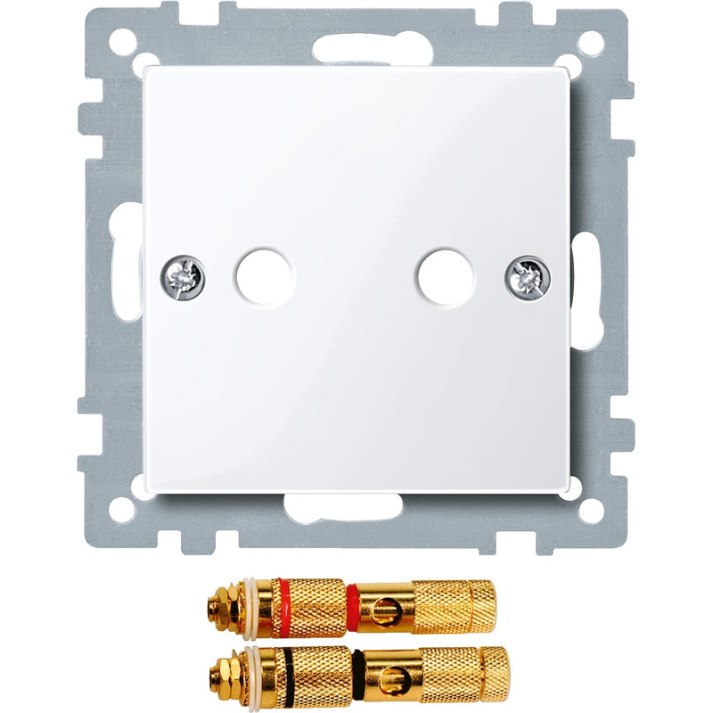 Merten - Einsatz/Abdeckung für Kommunikationstechnik Zentralplatte aws/gl 468825 mit Steckverbinder