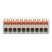 WAGO - Kabelsteckverbinder für Leiterplattensteckverbinder 1-Leiter-Federleiste,Hebel 2734-1110/327-000 PushinCAGECLAMP,lgr − 50 Stück