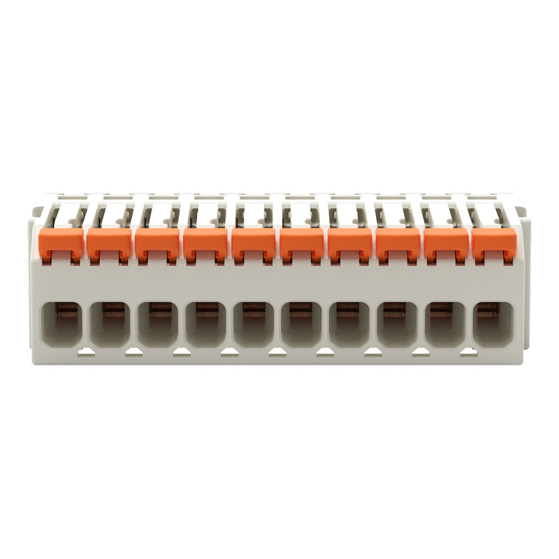 WAGO - Kabelsteckverbinder für Leiterplattensteckverbinder 1-Leiter-Federleiste,Hebel 2734-1110/327-000 PushinCAGECLAMP,lgr − 50 Stück