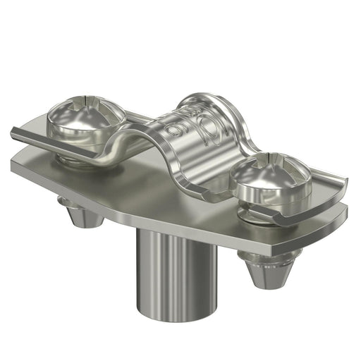 OBO Bettermann - Befestigungsschelle für Kabel/Rohre Abstandschelle ASG 732 6 A4 m. Gewindea. 5-6mm − 25 Stück
