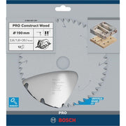 Bosch - Kreissägeblatt PRO Construct Wood 2608641201 Kreissägeblatt 190 x