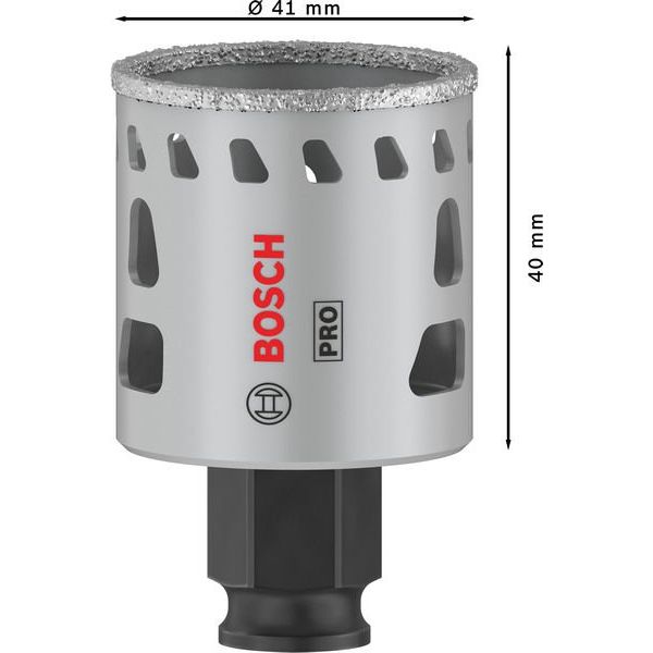 Bosch - Lochsäge PRO Tile PC Plus Lochsäge, 2608901560 41 mm, HS