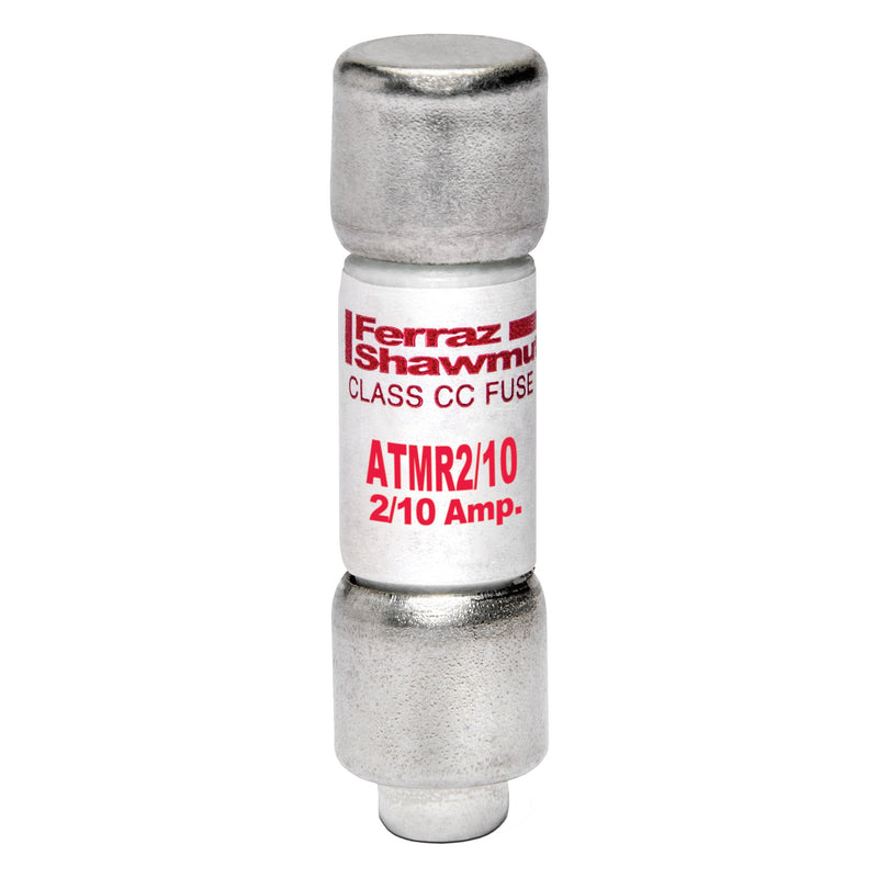 Mersen - Zylindrische Sicherung Sicherungseinsatz Class CC ATMR2/10 F 10x38 0,2A − 10 Stück