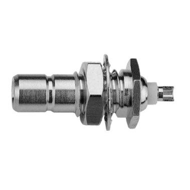 Telegärtner - Koax-Steckverbinder SMB-Einbaustecker AU 100024841 Einbau von hinten − 5 Stück