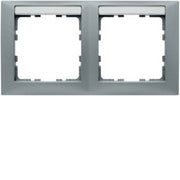 Berker - Abdeckrahmen Rahmen 2fach alu lack 10229959