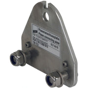 DEHN - Zubehör/Ersatzteile für Erdung und Blitzschutz Phasenanschlussplatte PAP 2 M12 SSM B13 2-polig m. B 13mm