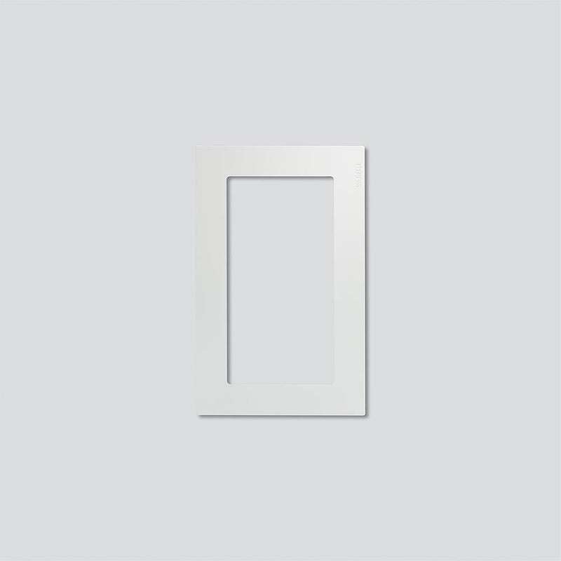 Siedle&Söhne - Zubehör/Ersatzteile für Türkommunikation Nachrüstblende Vario VA/NB 611-2/1-0 W Weiß − 1 Stück