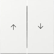 Gira - Abdeckung/Bedienelement für Installationsschalterprogramme Wippe 2f Pfeil 329403 Reinweiß