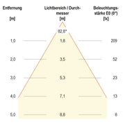 EVN Lichttechnik - Decken-/Wandleuchte LED-Anbauleuchte IP54 L54121540RE 4000K anthrazit