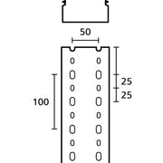 HellermannTyton - Verdrahtungskanal 185-41275(12) Grau − 12 Meter