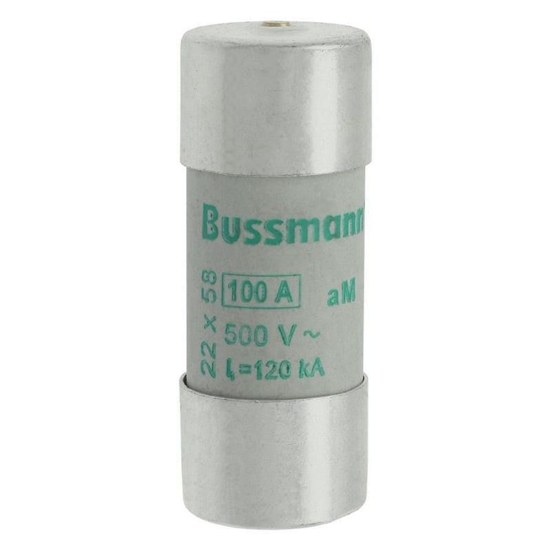 Eaton - Zylindrische Sicherung Sicherungseinsatz Nieders. CYL AM 22,#C22M100S 100A AC 500V 120kA − 10 Stück