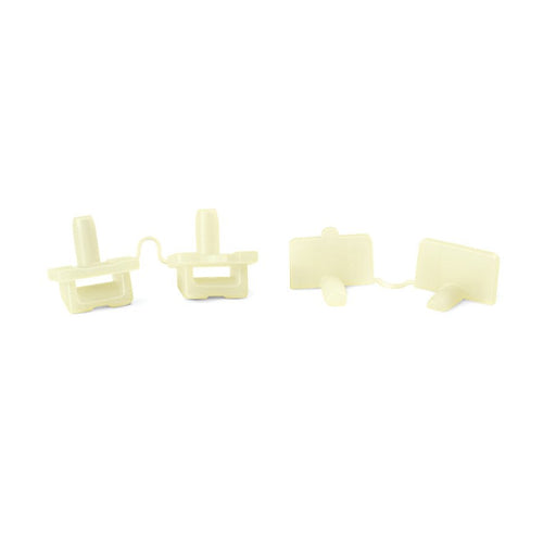 HellermannTyton - Befestigungssockel und -element für Kabelbinder Keilsockel TY5-K3/5-HS-NA-C1 − 100 Stück