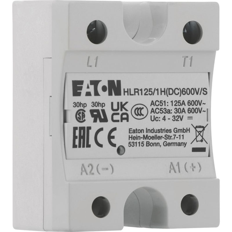Eaton - Halbleiterrelais Halbleiterrelais, Hockey HLR125/1H(DC)600V/S Puck, 1-phasig, 125