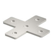 OBO Bettermann - Verbinder für Stiel/Profilschiene Verbindungsplatte GMS 5 VP X A2 150x150x40x4mm − 10 Stück