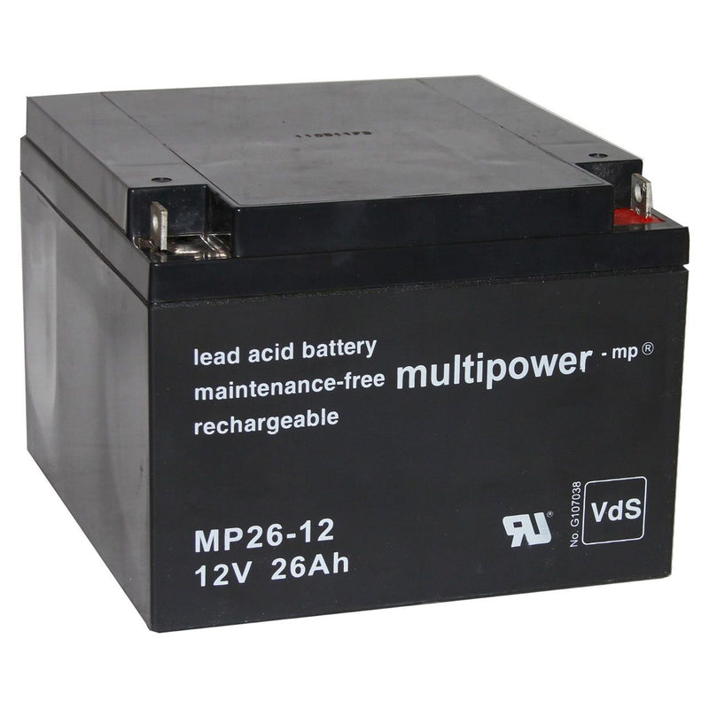 Hückmann - Blei-Akkumulator Multipower Blei-Akku 117381 MP26-12 Pb 12V/26Ah
