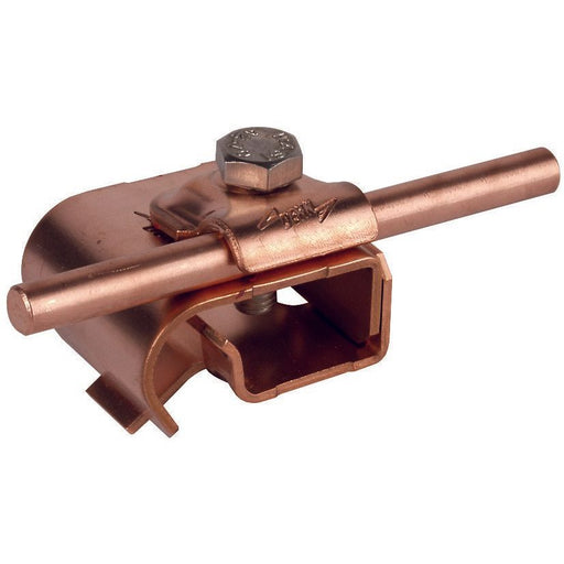 DEHN - Anschlussklemme für Blitzschutz Dachrinnenklemme DRKKB6.10W16.22CU Cu f.Wulst 16-22mm