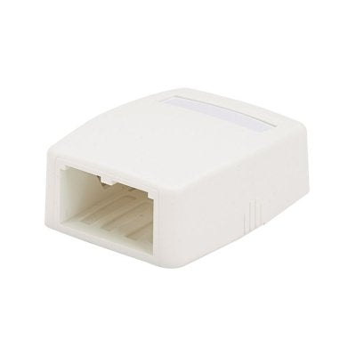 Panduit - Aufputzgehäuse für Unterputzgerät AP-Anschlußdose CBXQ2AW-A 2P,QR,ADH,AW,EA − 10 Stück