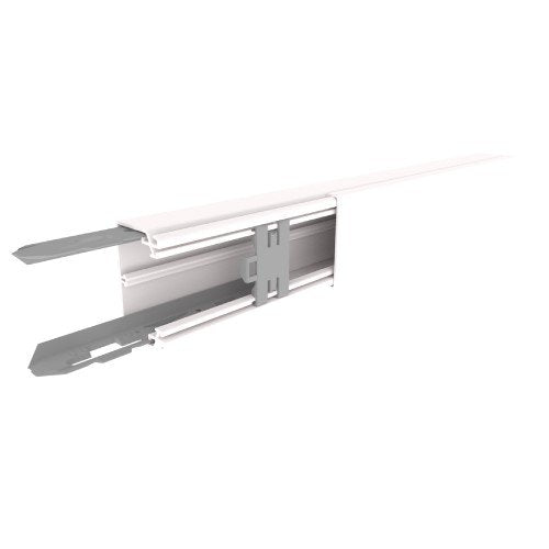 Unex - Leitungsführungskanal Installationskanal 73071-2 RAL 9010, 40x60 − 36 Meter