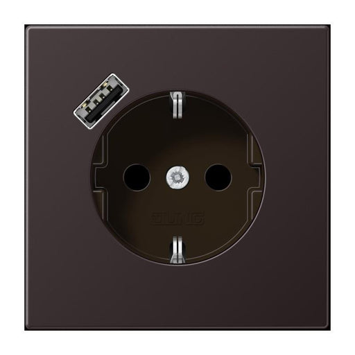 Jung - Steckdose SCHUKO Steckdose 16 A 250V AL 1520-18 A D m. Berührungsschutz