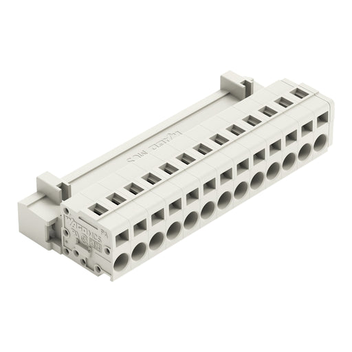 WAGO - Kabelsteckverbinder für Leiterplattensteckverbinder 1-Leiter-Stiftleiste 721-613 CAGECLAMP,2,5mm²,lgr − 25 Stück