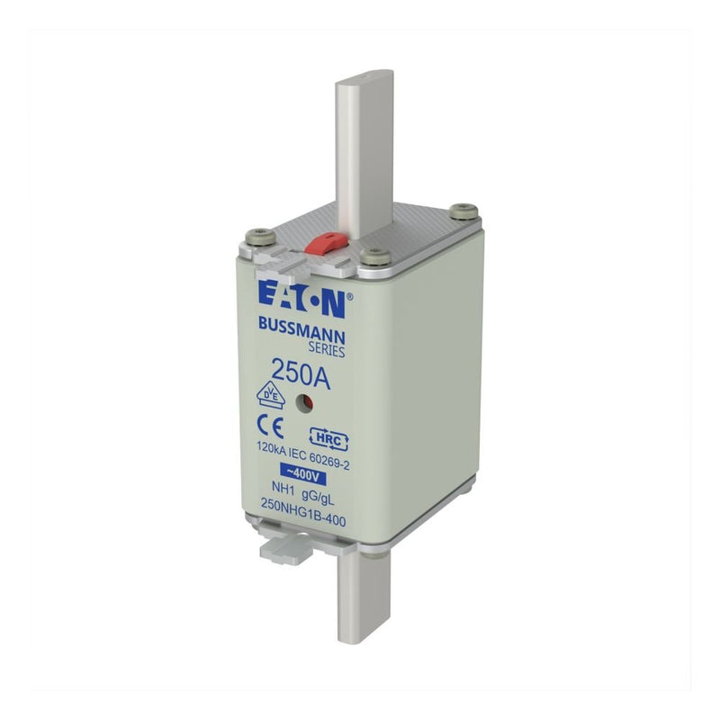Eaton - Messersicherung Sicherungseinsatz Nieders. 250NHG1B-400 250A AC 400V 120kA − 3 Stück