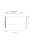RP-Technik - Sicherheitsleuchte LED-Sicherheitsleuchte WEF423SC EB 3h, SC