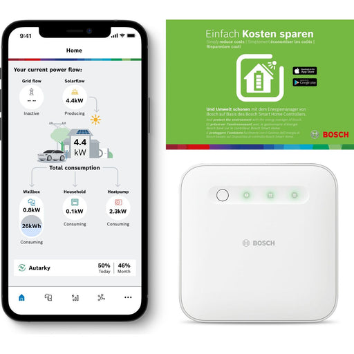 Bosch Thermotechnik - Bussystem-Systemschnittstelle/Medien-Gateway Energiemanager-Set EM Set 1 für Wärmepumpen, PV
