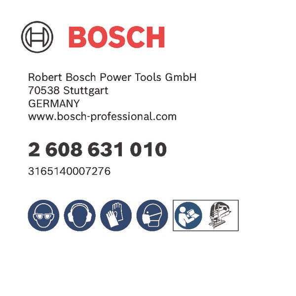Bosch - Stichsägeblatt PRO Plastics PC clean 2608631010 T101A Stichsägeblatt