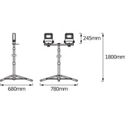 Ledvance - Baustellenleuchte LED-Arbeitsleuchte LED WORK.TRIPOD2X50W 4000K