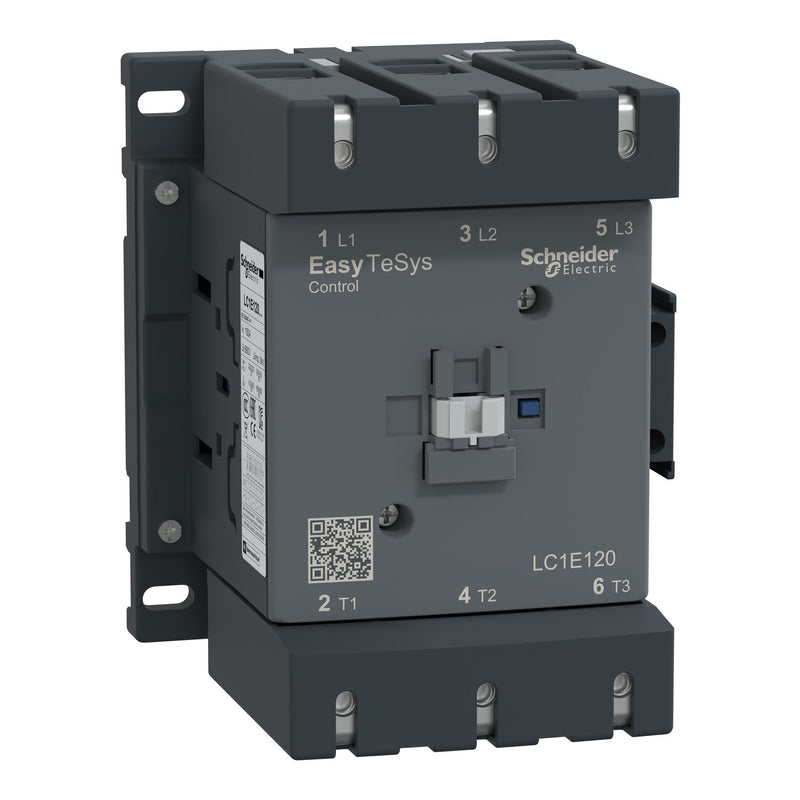 Schneider Electric - Leistungsschütz zum Schalten von Wechselstrom Leistungsschütz Easy TeSys LC1E120Q5 3P 120A 380VAC 50Hz