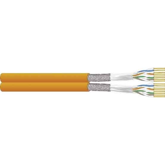 Dätwyler IT Infra - Daten- und Kommunikationskabel CU 7080 Kat.7 orange 18291200DL 8P S/FTP AWG23 − 500 Meter