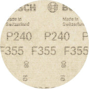 Bosch - Schleifpapier/Schleifvlies PRO F355 Schleifblatt, 125 2608606758 mm, 240, 10-tlg