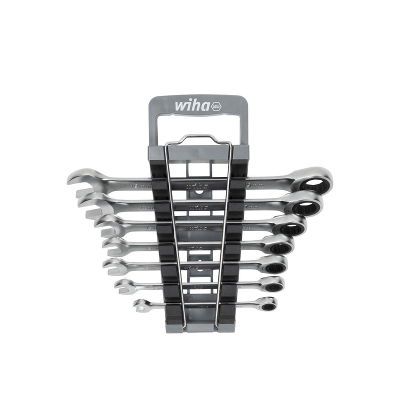 Wiha - Schraubenschlüsselset Ringratschen 30396 Gabelschl.Set 8tlg