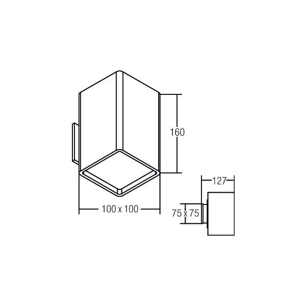 Brumberg Leuchten - Decken-/Wandleuchte LED-Wandleuchte 10040183 3000K