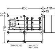 Hensel - Sicherungskasten PV-Wechselrichter-Sammler Mi PV 5311 70kVA