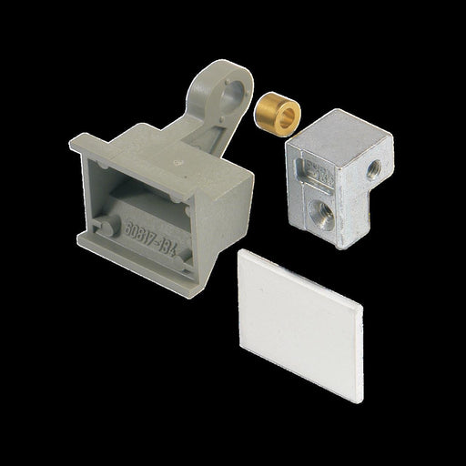 Schroff - Befestigungsteil für Baugruppe mit Rastermaß 482,6 mm (19 Zoll) Aushebegriff 20817327 grau − 20 Stück