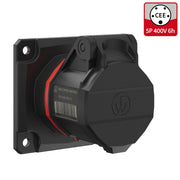 Walther Werke - CEE-Anbausteckdose (IEC 60309) CEE NEO Anbaudose gerade FW410506SK 16A 5P 6h IP54
