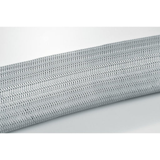 HellermannTyton - Hohlgeflechtschlauch Polyamid Geflechtschlauch HEGT08-N66-GY-C4