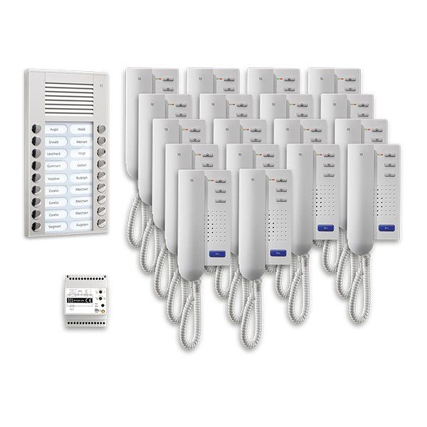 TCS Tür Control - Türsprech-Set Audio Außenstation Pack 18 PPA18-EN/02 PES 18 Tasten AP