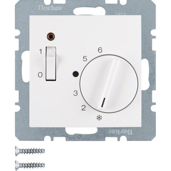 Berker - Raumthermostat Raumtemperaturregler 20308989 m.Öffner,Zentralstck
