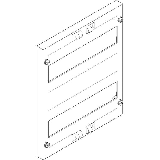 ABN - Abdeckung für Verteilerfeld Abdeckplatte FAO12N 250x300mm 1FB/2RE