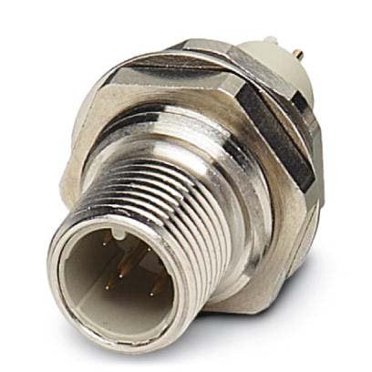 Phoenix Contact - Rundsteckverbinder, feldkonfektionierbar (Industriesteckverbinder) Einbausteckverbinder SACC-DSIV-M1#1528183 − 10 Stück