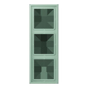Jung - Abdeckrahmen Rahmen 3-fach LC 983 217 vert anglais clair