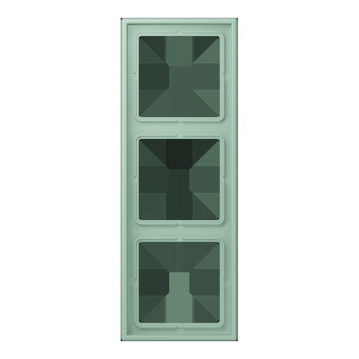 Jung - Abdeckrahmen Rahmen 3-fach LC 983 217 vert anglais clair