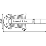 DEHN - Zubehör/Ersatzteile für Sicherheitsgeräte Stabbürste STB 85 K NS konisch D 25/85 mm