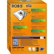 Swirl - Zubehör/Ersatzteile für Bodenpflege Staubbeutel ROB 5 EcoPor VE4 für Dreame,Eufy,etc. − 3 Packung